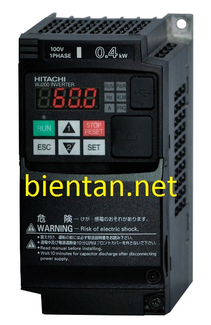 Biến tần HITACHI WJ200 - 5.5kW, 220V, 3 pha